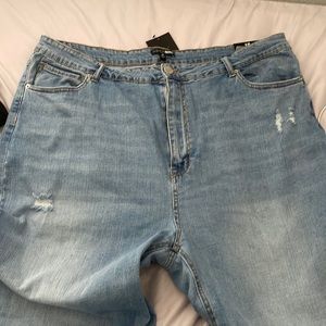 Frayed flare  jeans NWT